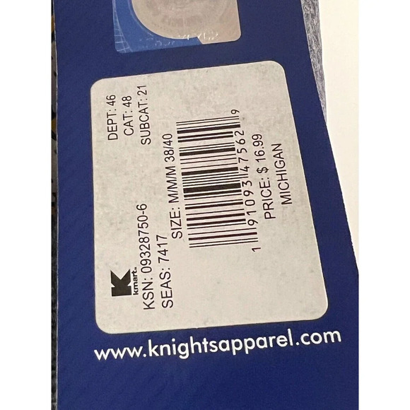 Pro Edge University Of Michigan T-Shirt Tee Mens Size Medium NWT - Picture 5 of 5